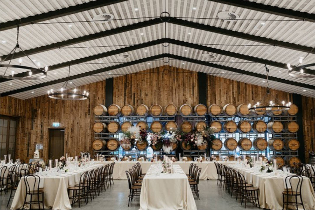 WWB21_little things events_event decor_wedding table arrangements_wine barrels